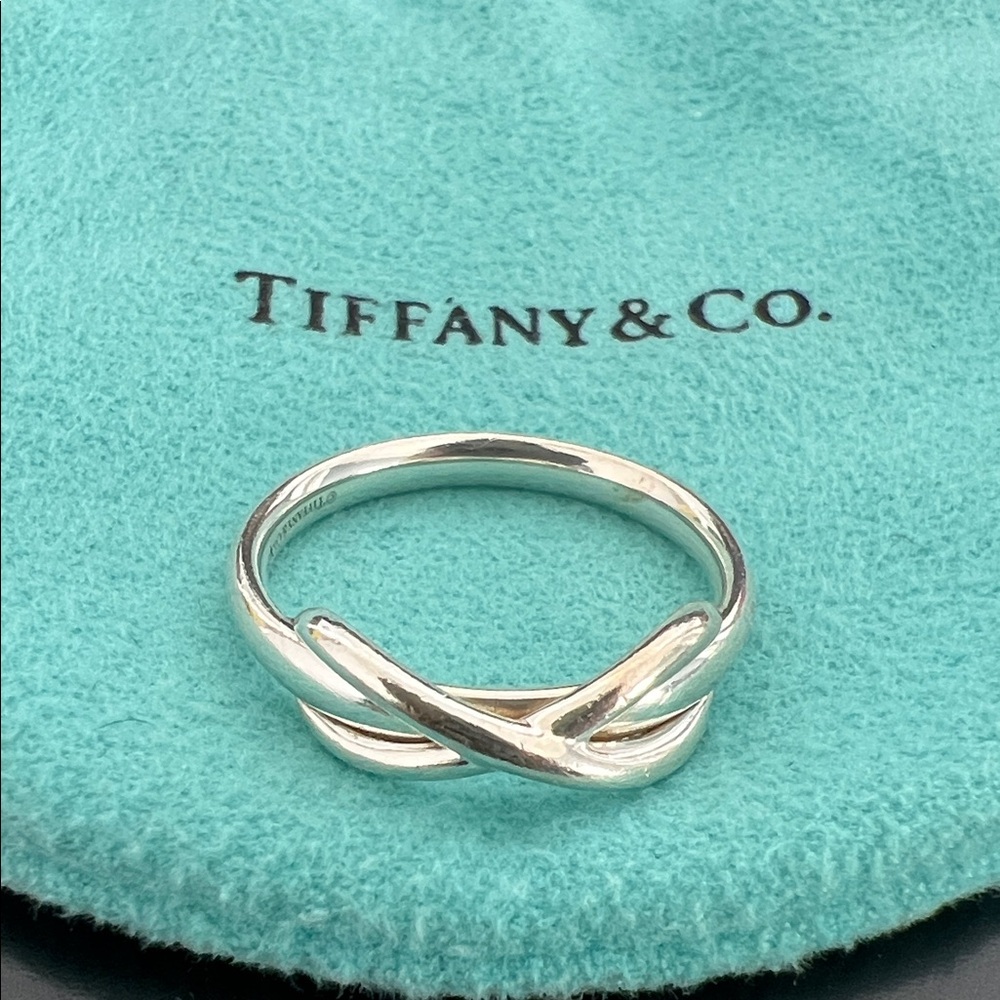 Tiffany & Co. Silver Infinity Ring